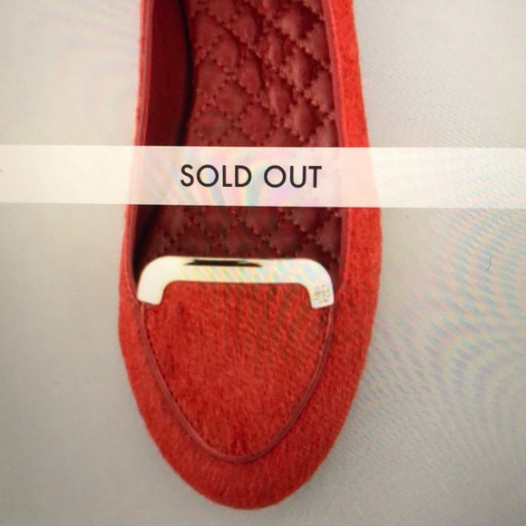 Tory Burch Jess Calf Hair Smoking Slipper Brick - Picture 16 of 16